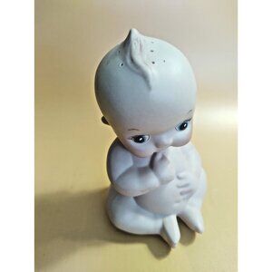 Vintage Sonia Ceramic Kewpie Style Baby Doll Talcum Powder Shaker 6" Tall